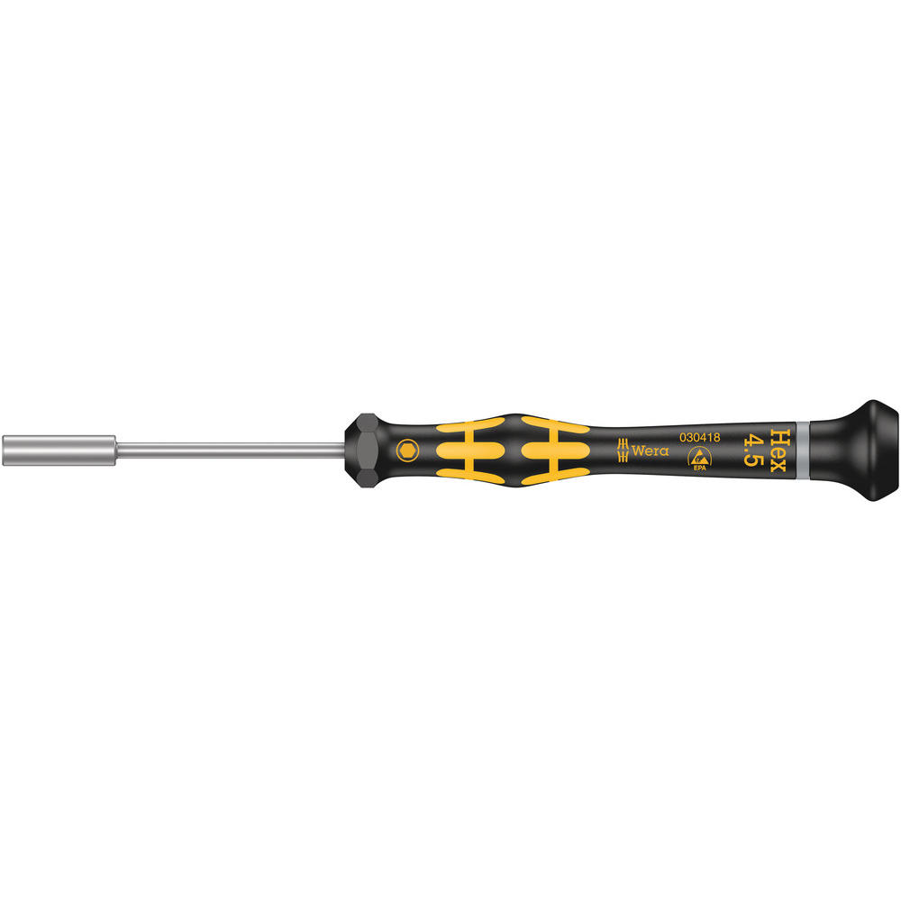 Wera 1569 Esd Nutspinner Screwdriver 4.5Mm 60Mm