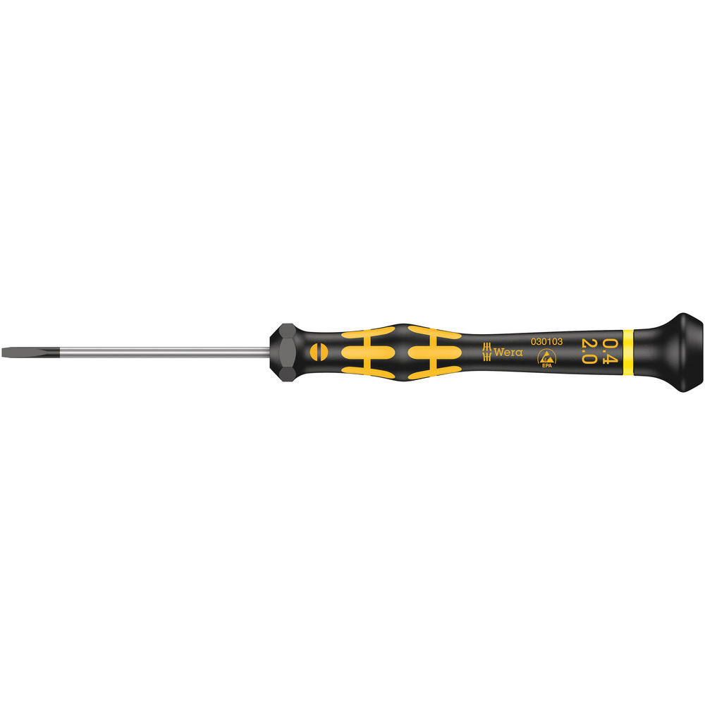 Wera Black Kraftform 1578A Micro Esd Screwdriver
