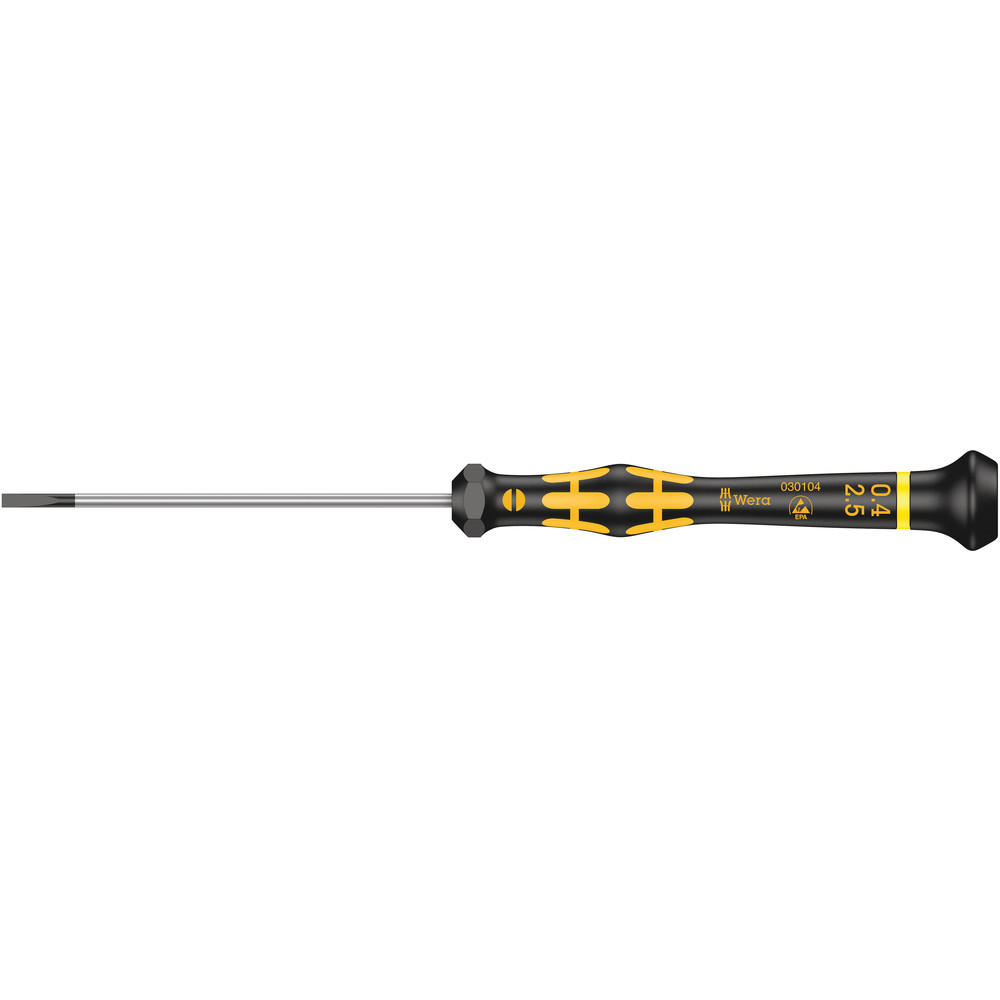 Wera Kraftform 1578a Micro Esd Screwdriver 2.5mm 80mm
