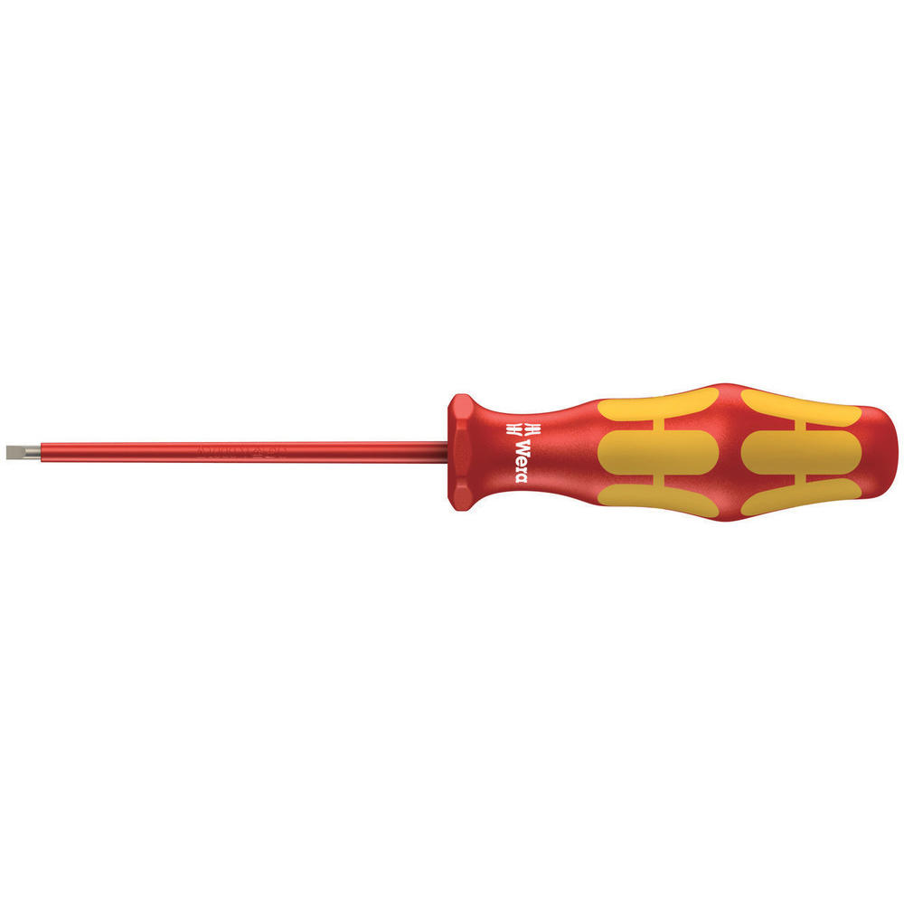 Wera Kraftform 160i Vde Insulated Parallel Slotted Screwdriver 2.5mm 80mm