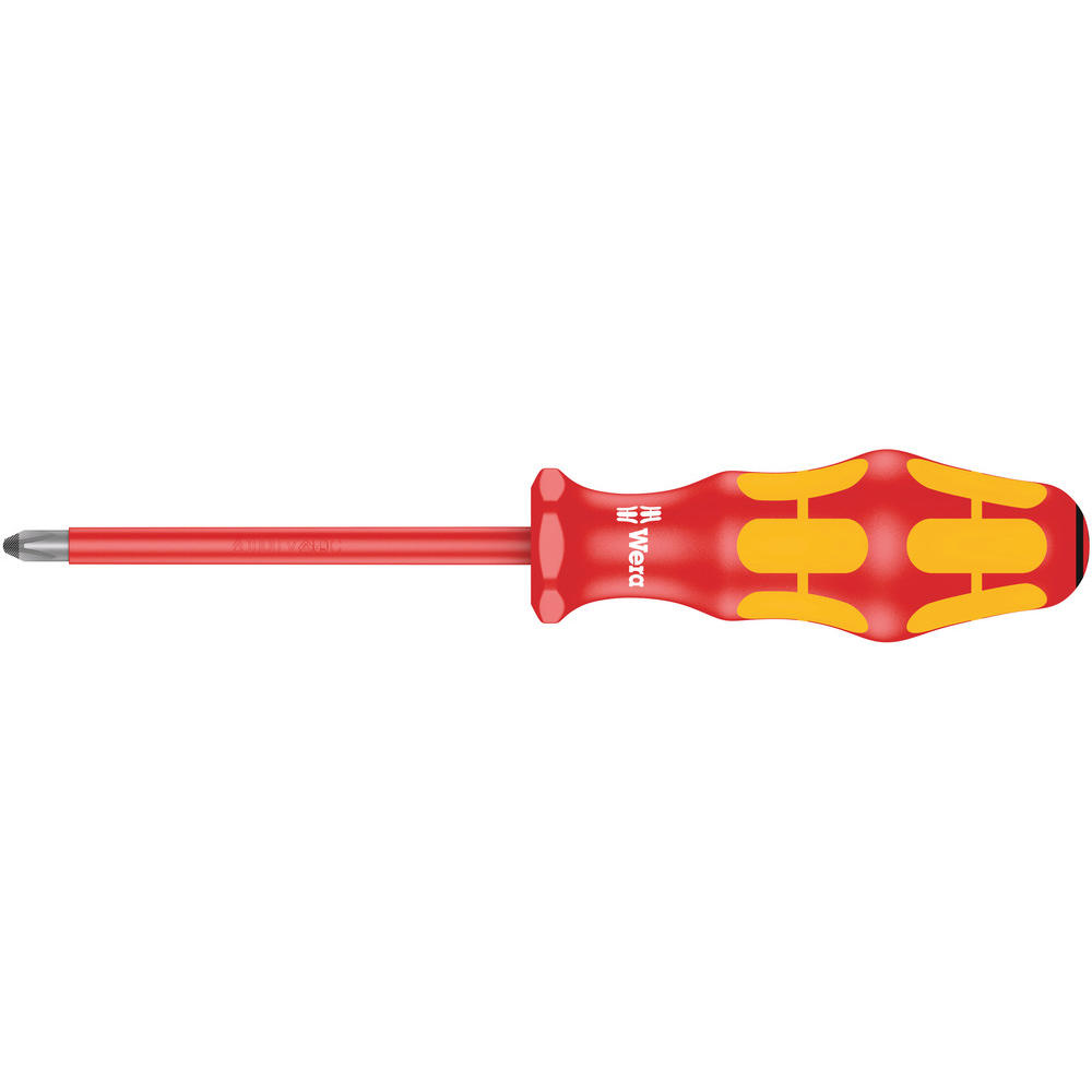 Wera Kraftform 165I VDE Insulated Pozi Screwdriver PZ2 100mm