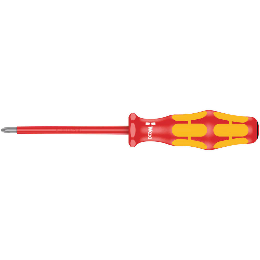 Wera Kraftform 165I VDE Insulated Pozi Screwdriver PZ0 80mm