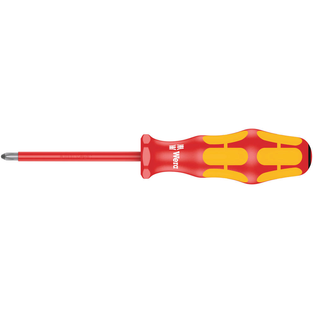 Wera Kraftform 165I VDE Insulated Pozi Screwdriver PZ1 80mm