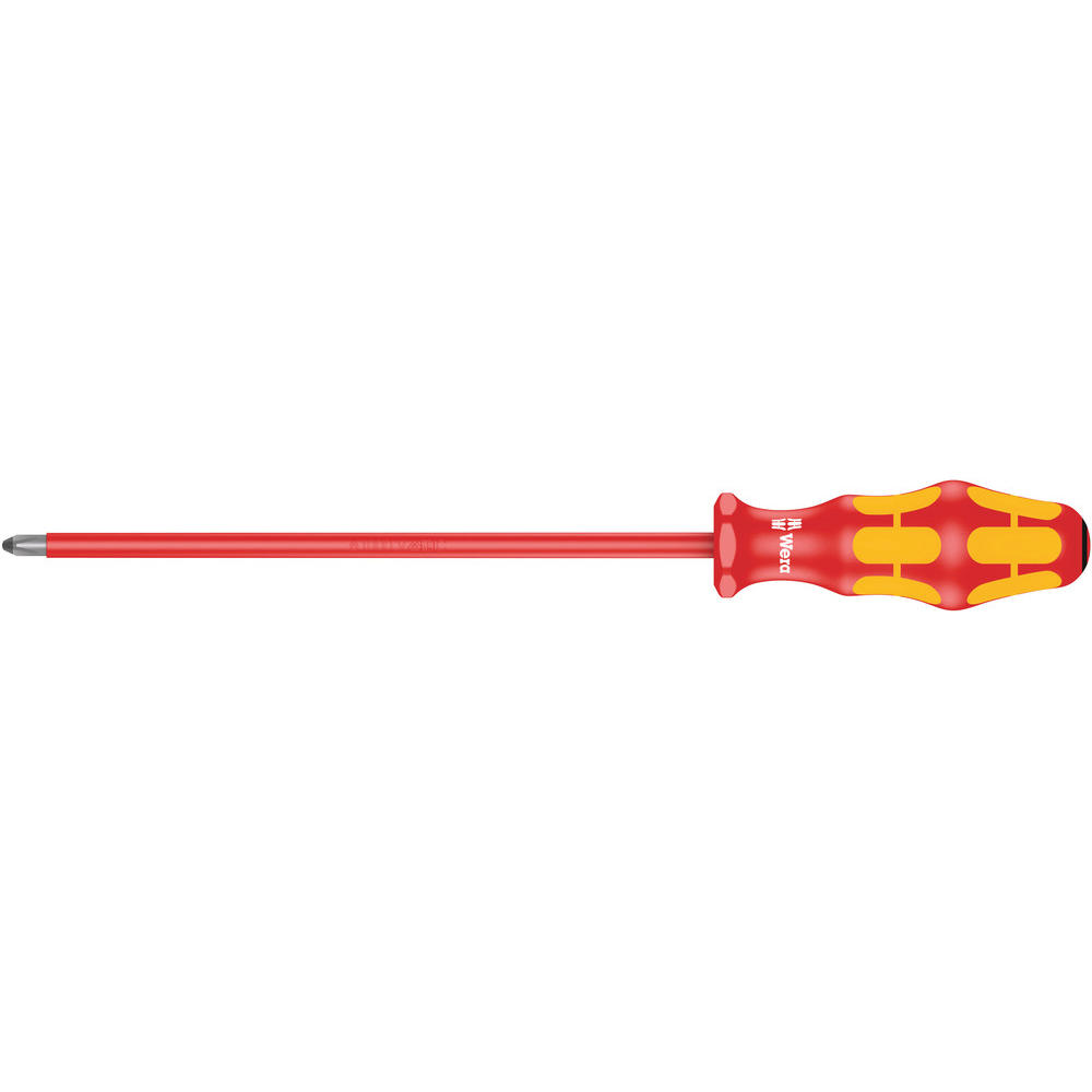 Wera Kraftform 165I VDE Insulated Pozi Screwdriver PZ2 200mm