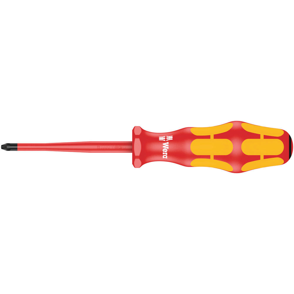 Wera Kraftform Plus 165IS VDE Insulated Slimline Pozi Screwdriver PZ1 80mm