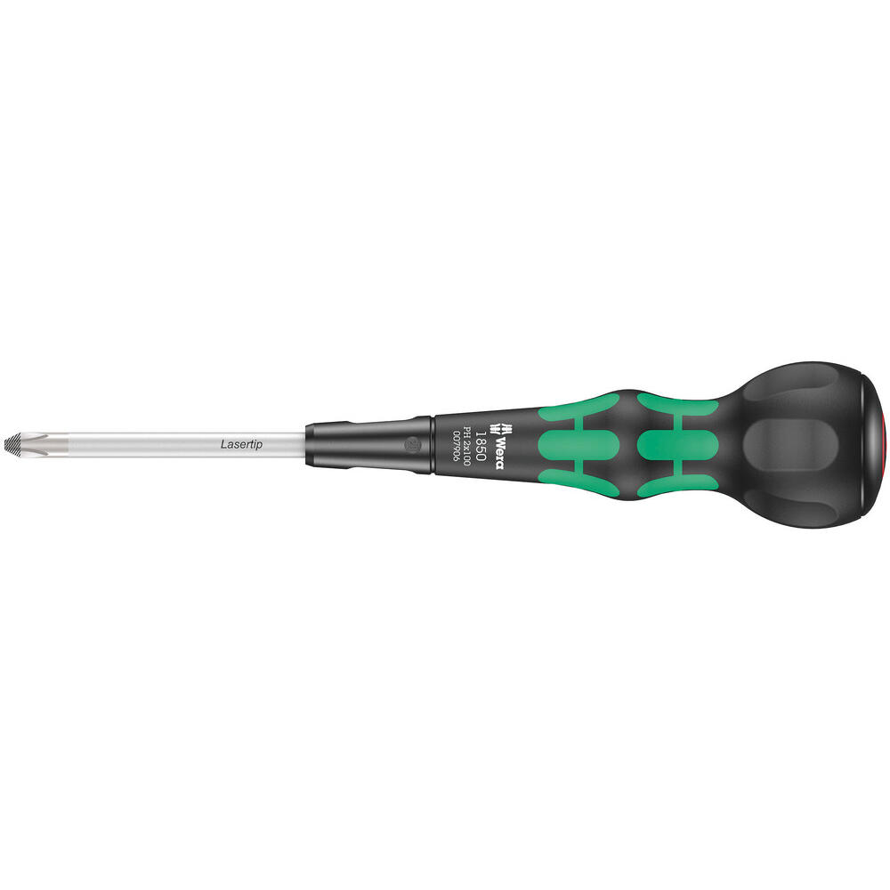 Wera 1850 Kraftform Ball Grip Phillips Screwdriver PH3 150mm