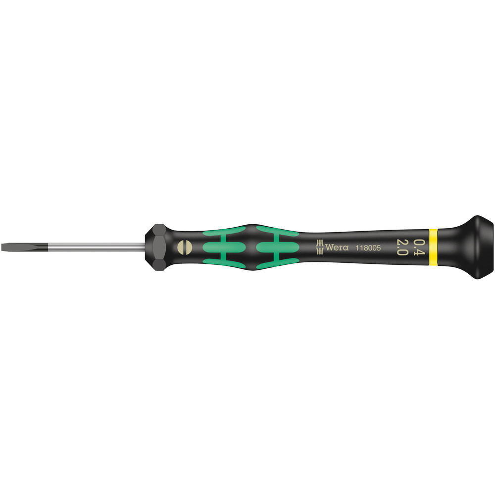 Wera Kraftform 2035 Micro Parallel Slotted Screwdriver 2mm 40mm