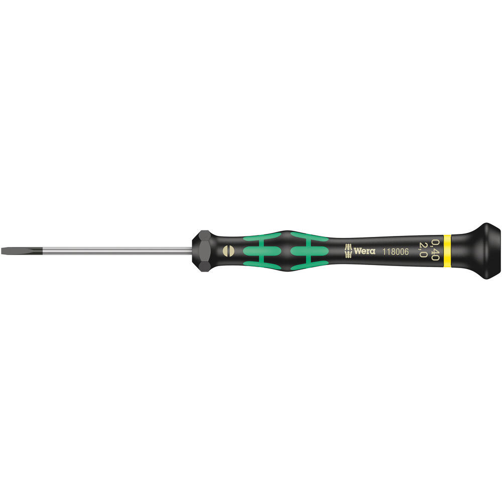 Wera Kraftform 2035 Micro Parallel Slotted Screwdriver 2mm 60mm