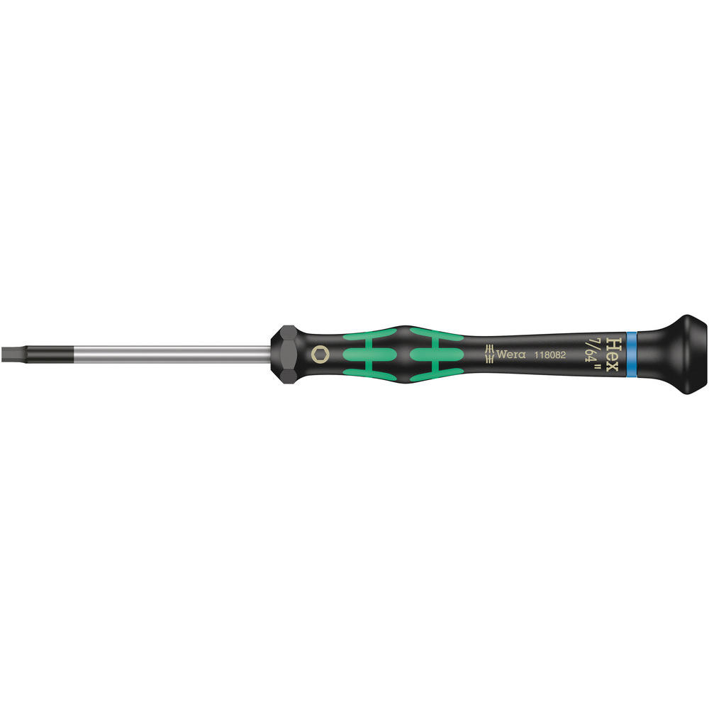 Wera Black Kraftform 2054 Hex Micro Screwdriver Imperial