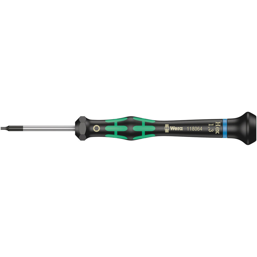 Wera Black Kraftform 2054 Hex Micro Screwdriver Imperial