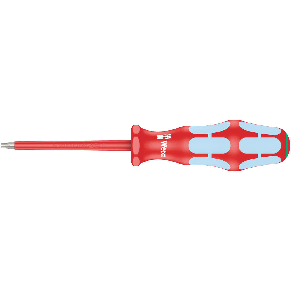 Wera 3167 I Stainless Steel Vde Insulated Torx Screwdriver T15 80Mm