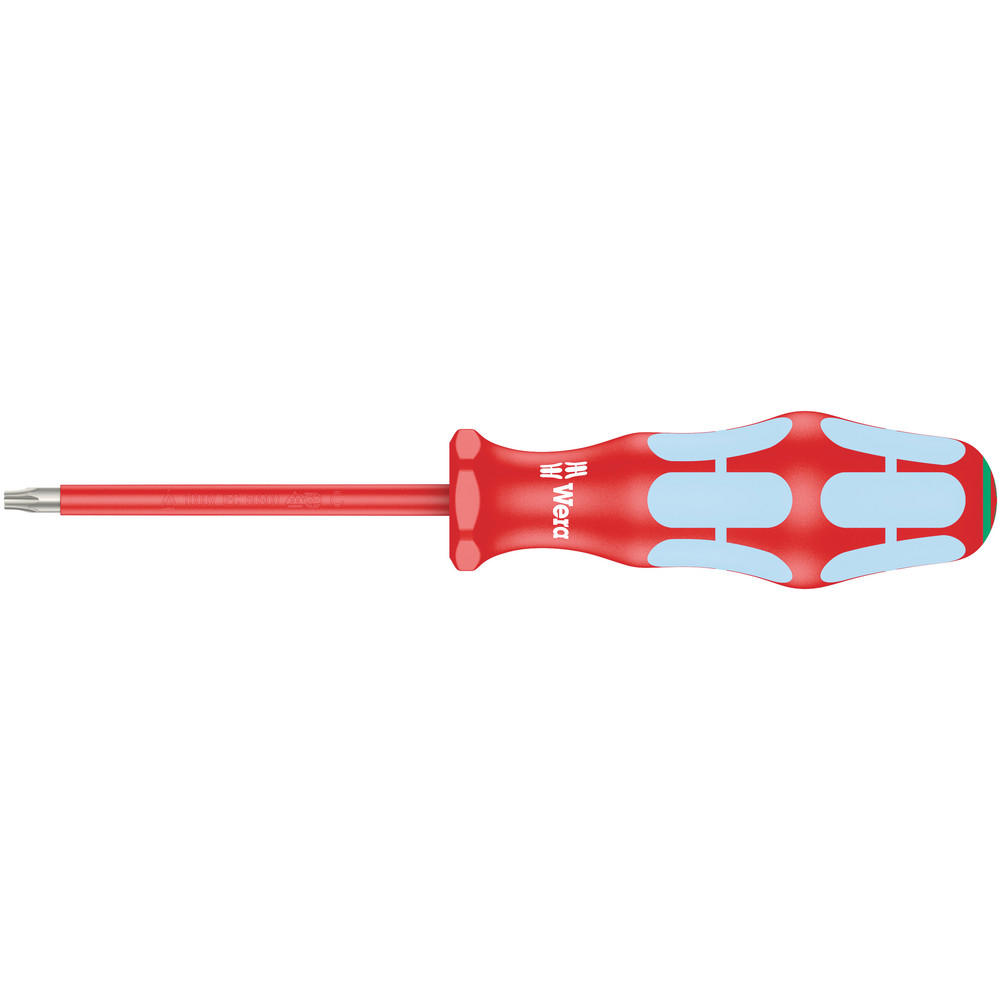 Wera 3167 I Stainless Steel Vde Insulated Torx Screwdriver T20 80Mm