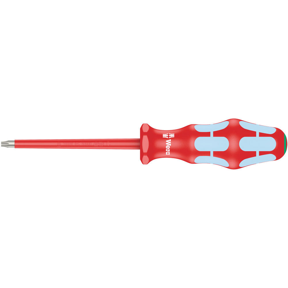 Wera 3167 I Stainless Steel Vde Insulated Torx Screwdriver T25 80Mm