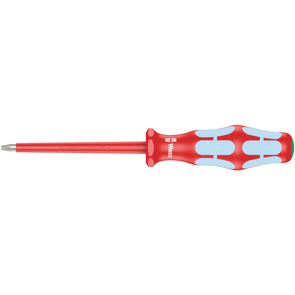 Wera 3167 i Stainless Steel VDE Insulated Torx Screwdriver T9 80mm