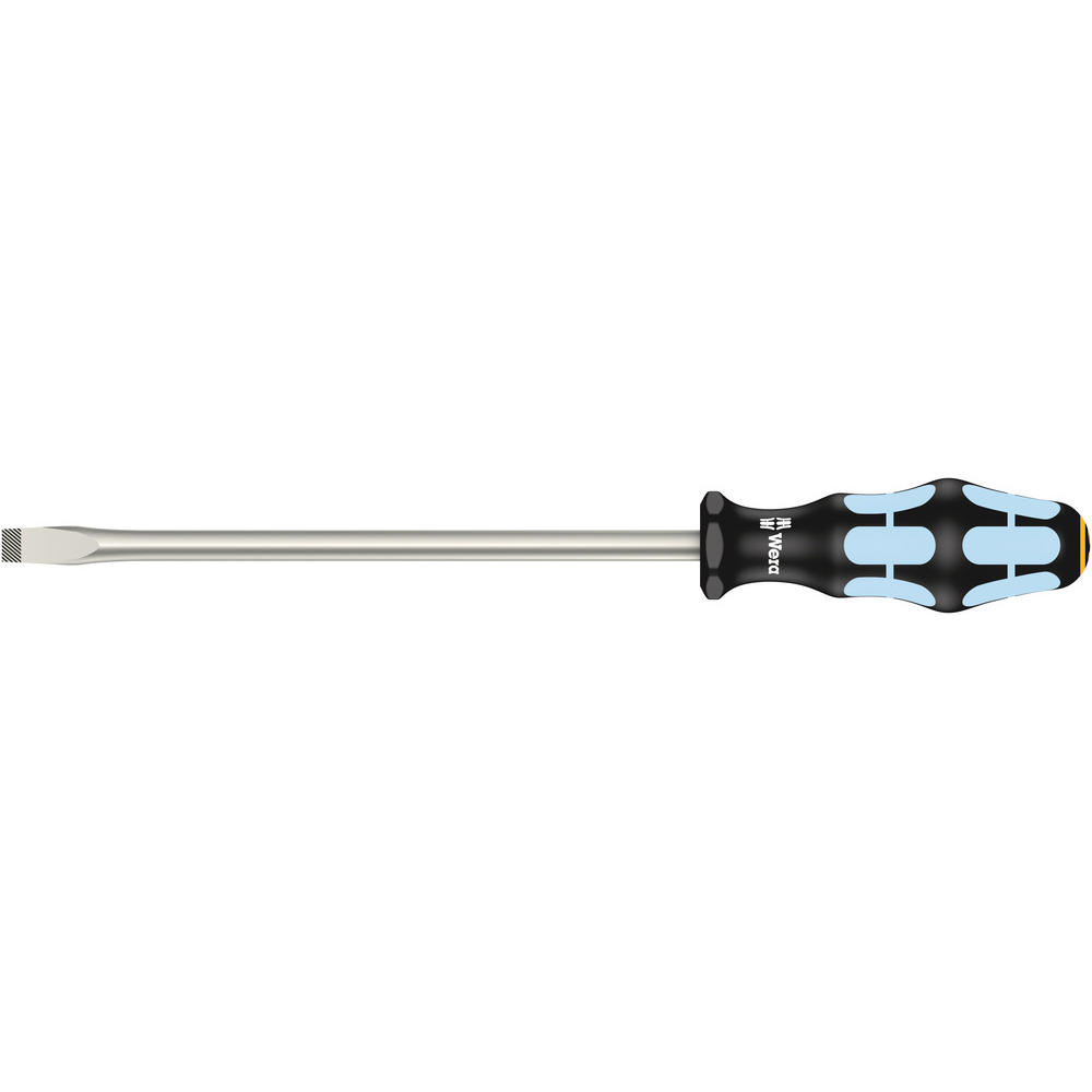 Wera Kraftform Stainless Steel Flared Slotted Tip Screwdriver 10mm 200mm