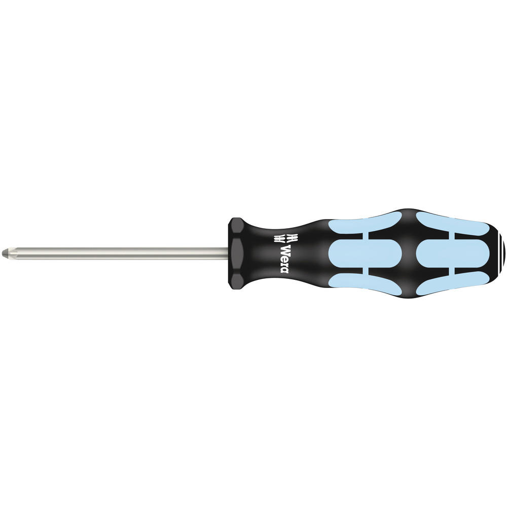 Wera Kraftform Stainless Steel Pozi Screwdriver PZ1 80mm