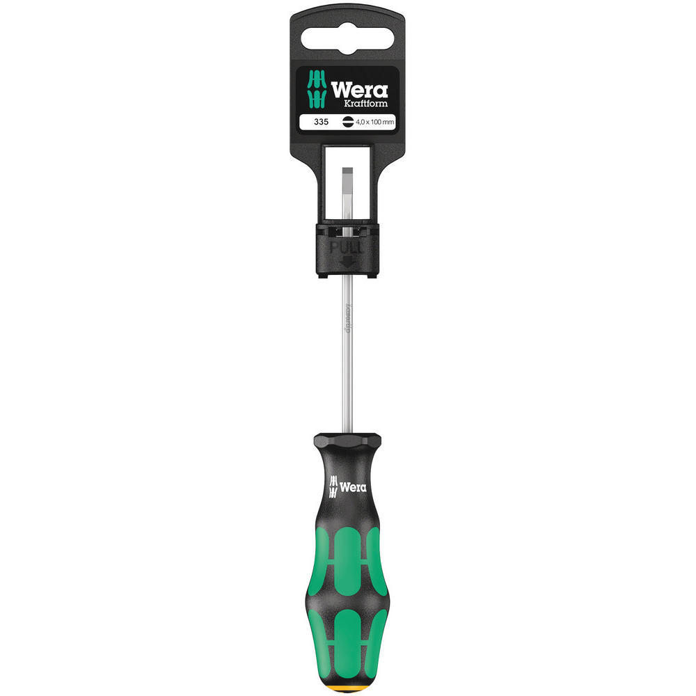 Wera 335 Sb Kraftform Plus Slotted Screwdriver 3.5mm 100mm