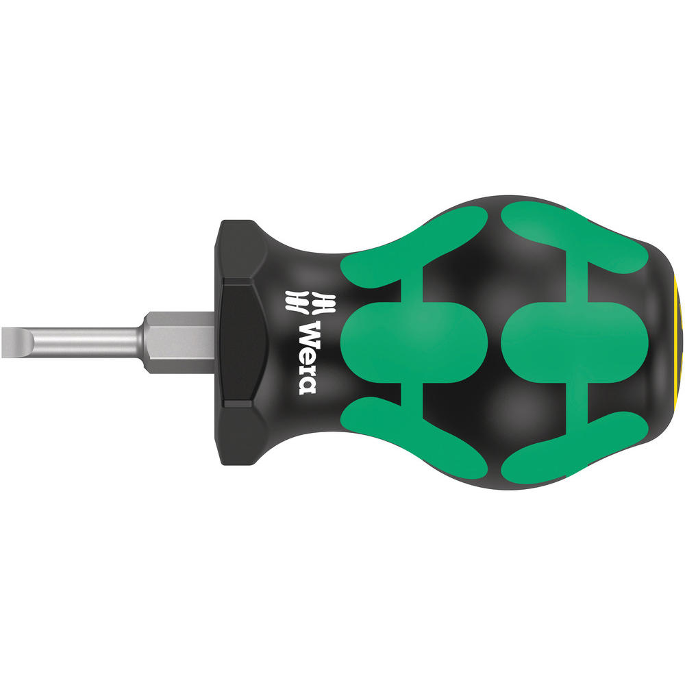 Wera 335 Stubby Slotted Screwdriver 3.5mm 24.5mm