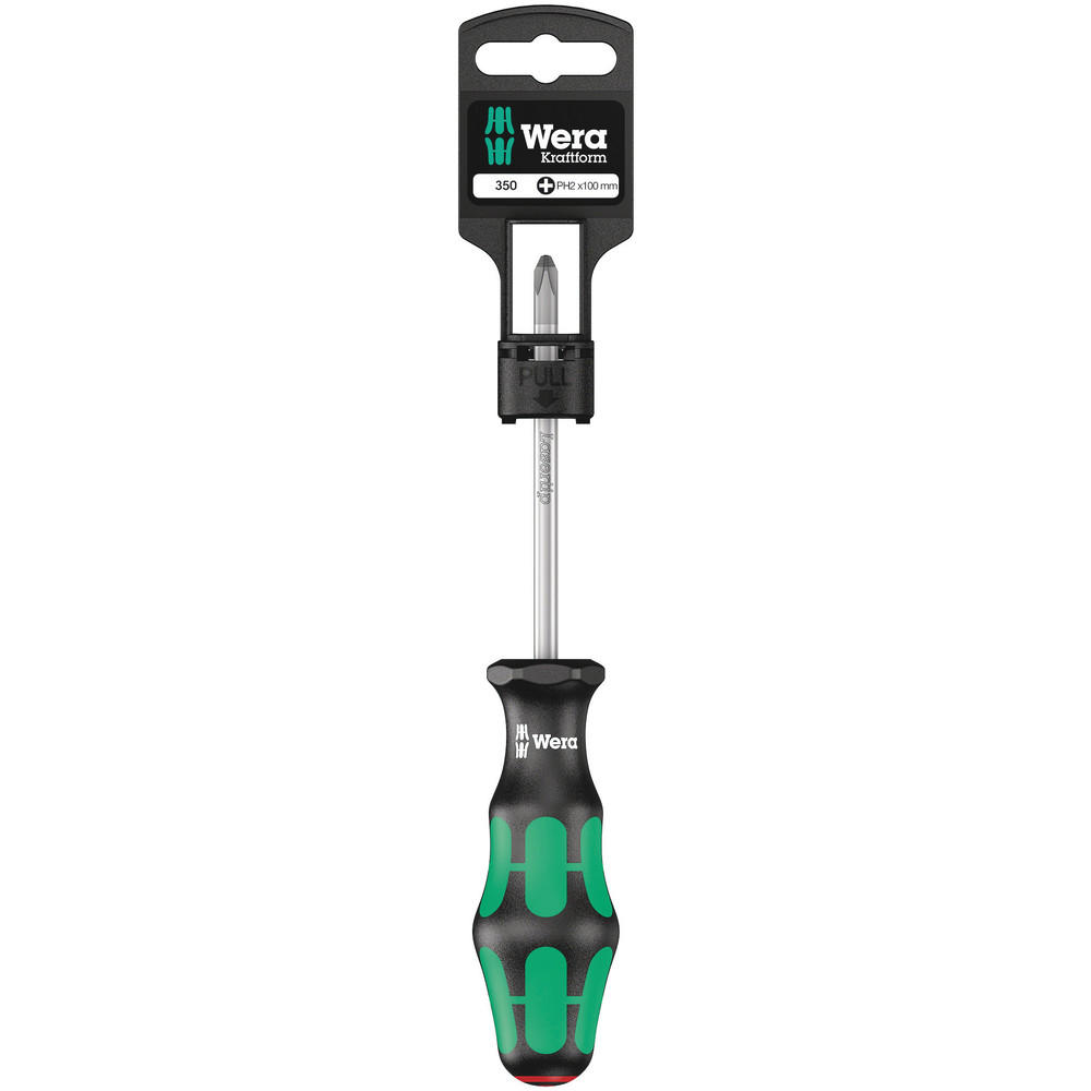 Wera 350 PH SB Kraftform Plus Phillips Screwdriver PH2 100mm