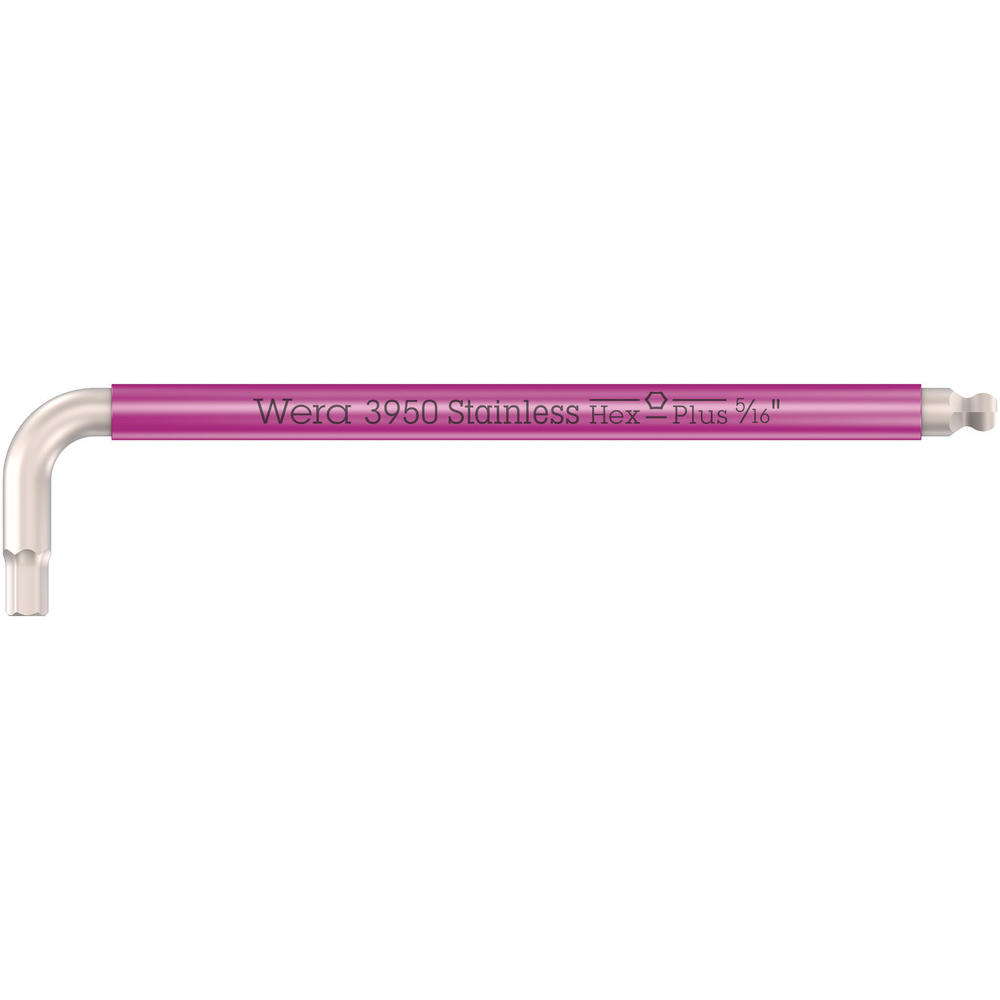 Wera 3950 Spkl Stainless Steel Multicolour Hex Key Imperial