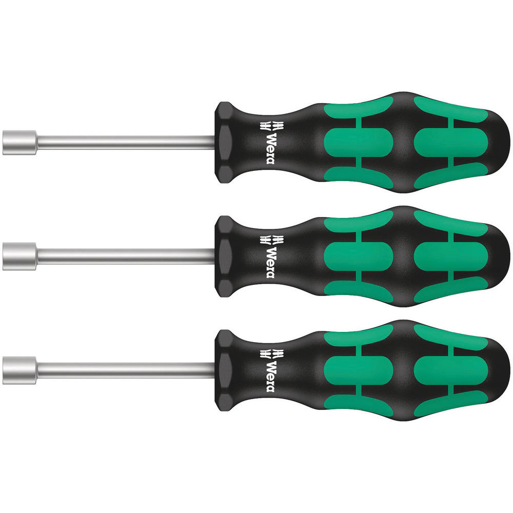Wera 3 Piece 395 H0/3 Toilet Seat Nutspinner Set