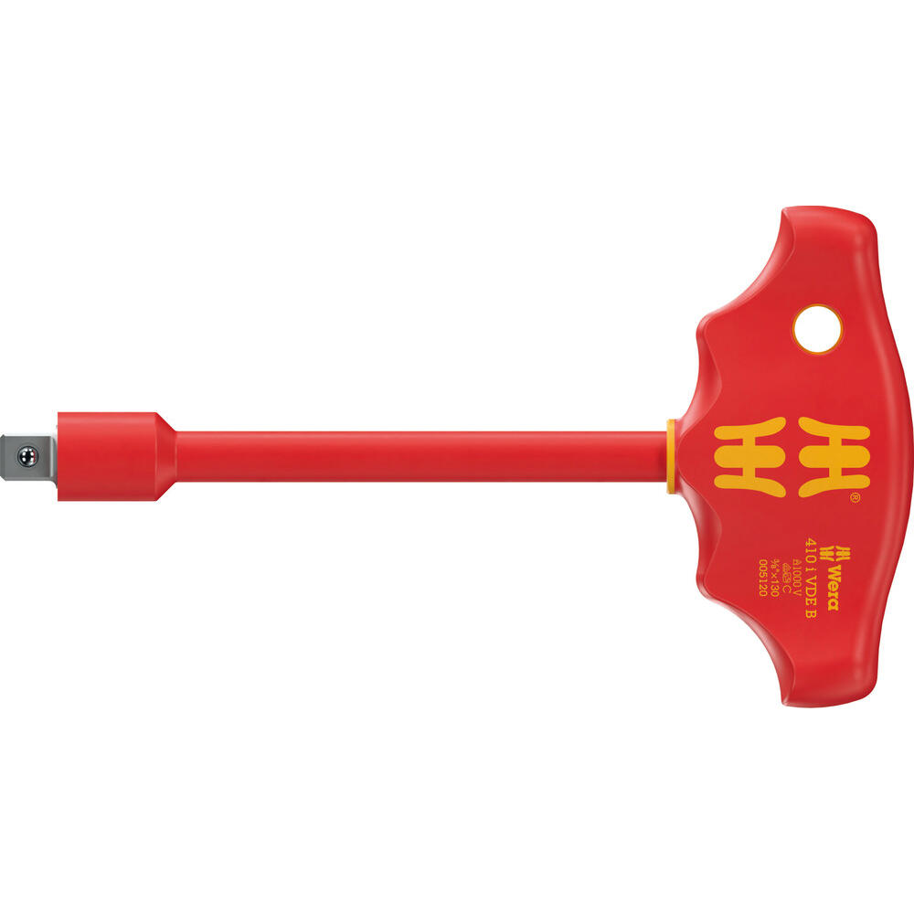 Wera 410I VDE 3/8" Drive T Handle 3/8