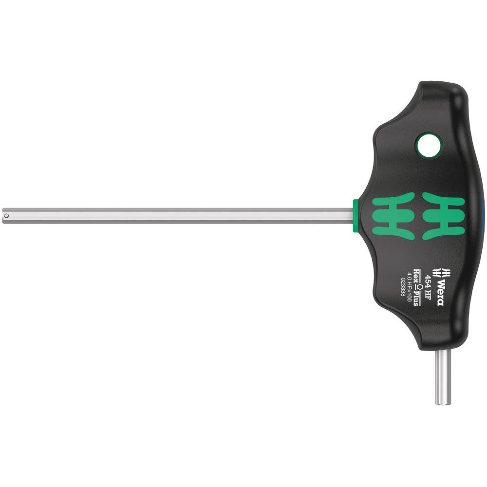 Wera 454 Hf Holding Function T Handle Hex Plus Screwdriver 4mm 100mm