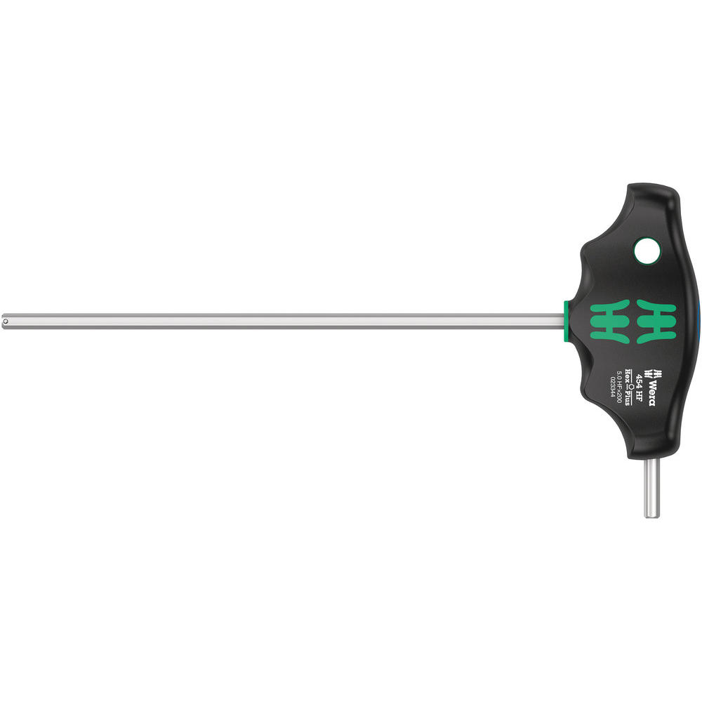 Wera 454 Hf Holding Function T Handle Hex Plus Screwdriver 5mm 200mm