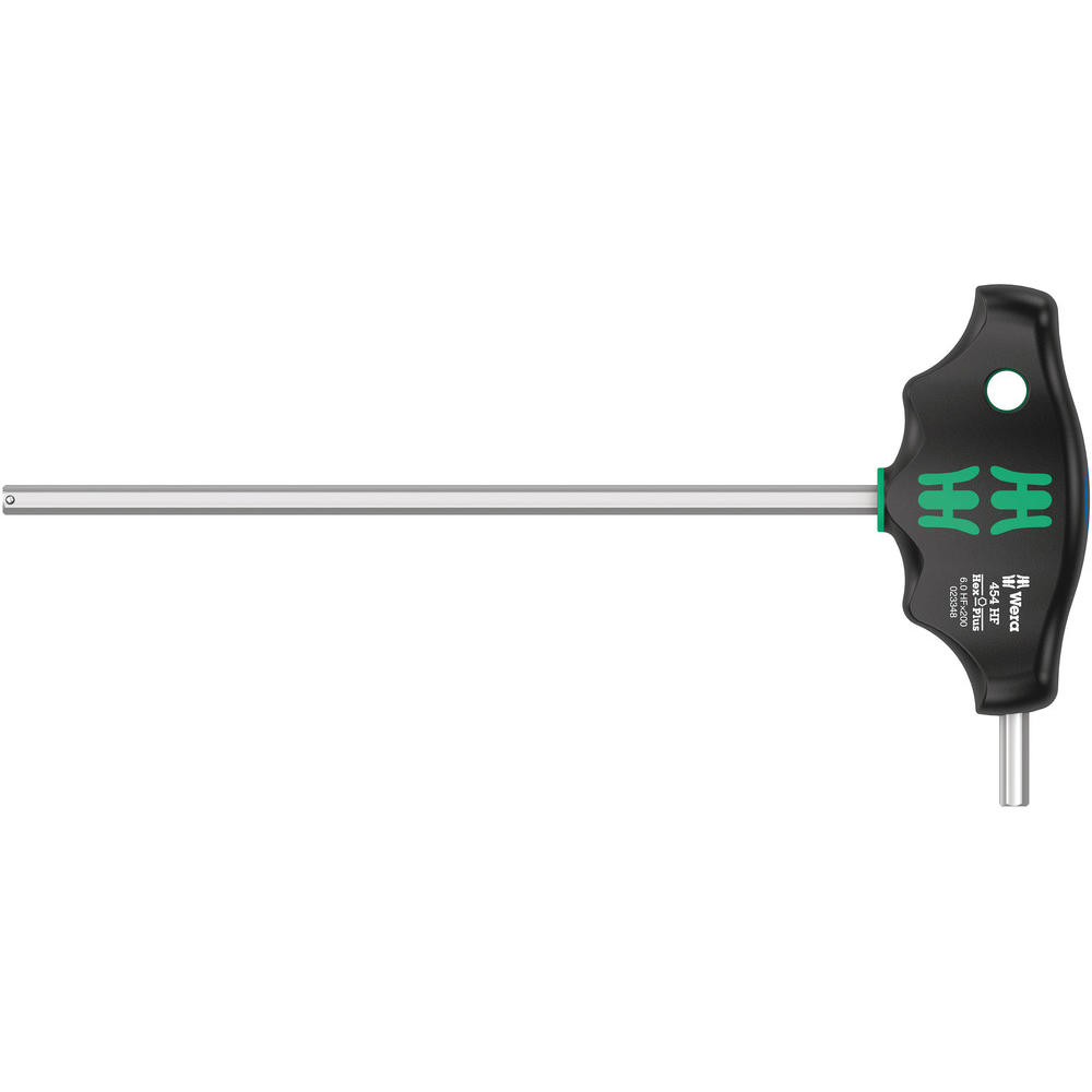 Wera 454 HF Holding Function T Handle Hex Plus Screwdriver 6mm 200mm