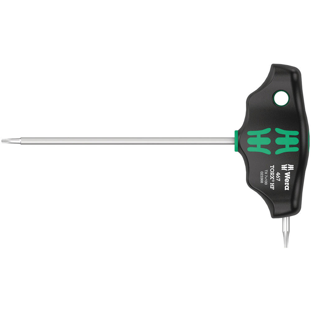 Wera 467 HF Holding Function T Handle Torx Screwdriver T7 100mm