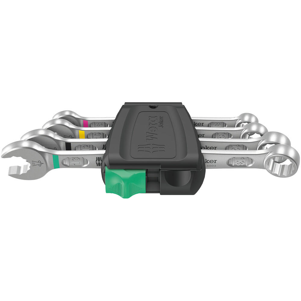 Image of Wera 4 Piece 6003 Joker Combination Spanner Set