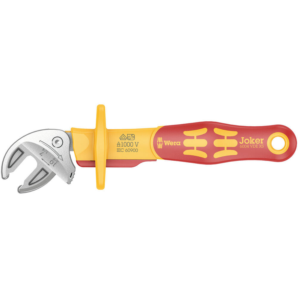 Wera Joker 6004 VDE Insulated Self Setting Adjustable Spanner 120mm