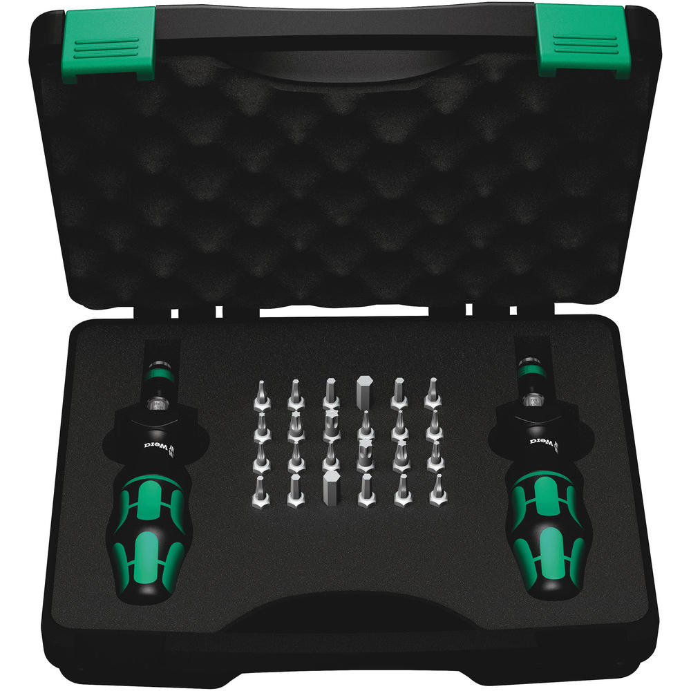 Wera 7440/41 Torque Screwdriver and Bit Set 0.3Nm - 3Nm