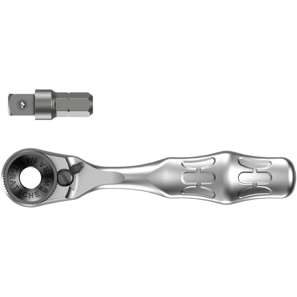 Wera 8001 A Zyklop 1/4" Hex Drive Mini Ratchet Bit Driver 1/4"