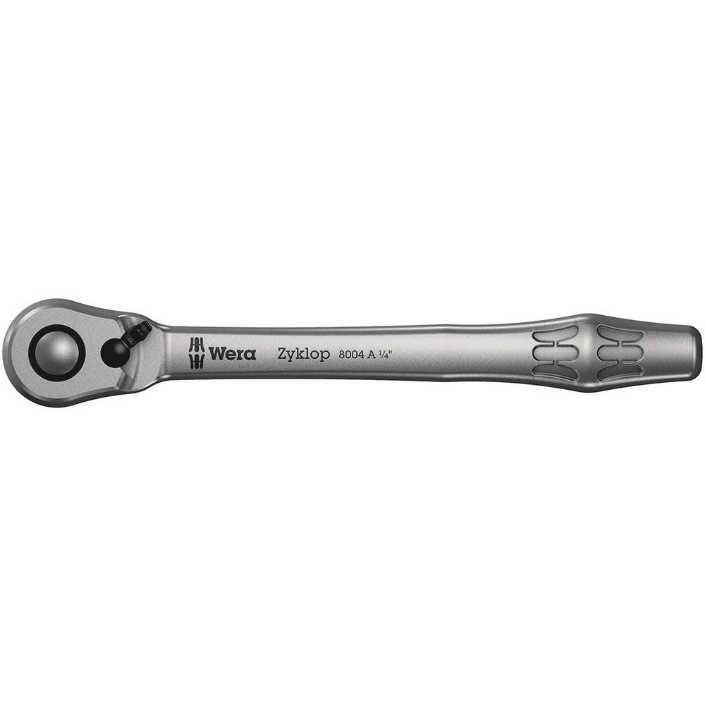 Wera 8004 A Zyklop 1/4" Drive Fine Tooth Slim Ratchet 1/4"