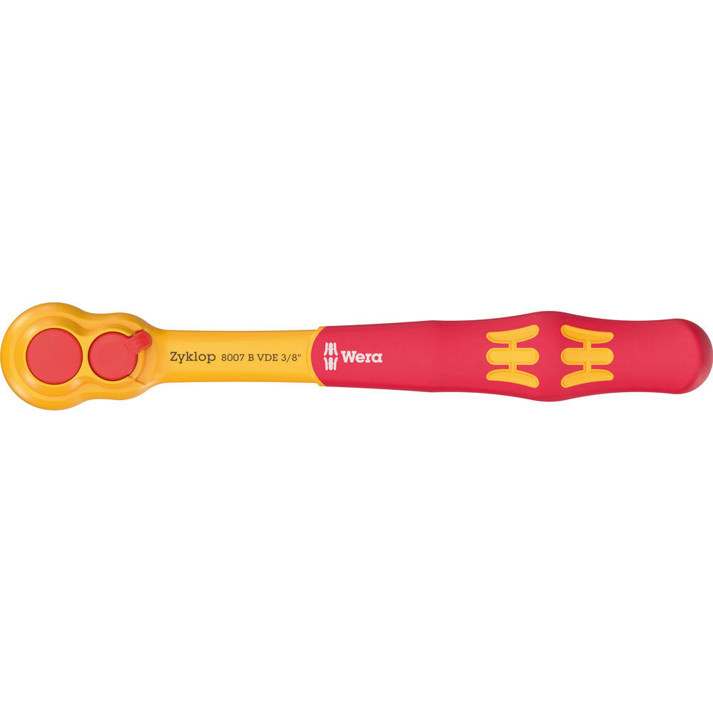 Wera 8007B Zyklop 3/8 Drive VDE Ratchet 3/8"