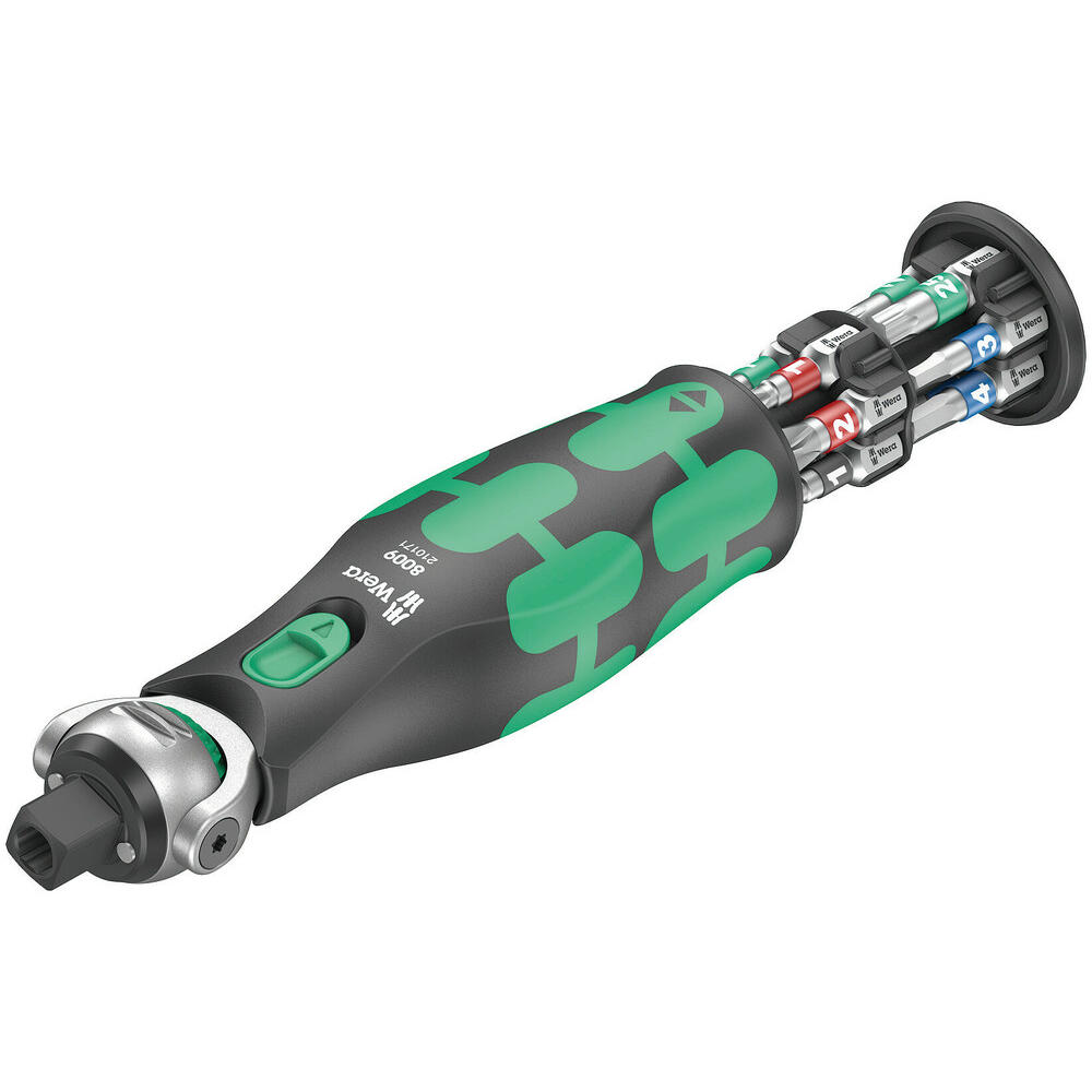 Wera 8009 Zyklop Pocket Set 1 Combination Ratchet and 12 Piece Bit Set Combination