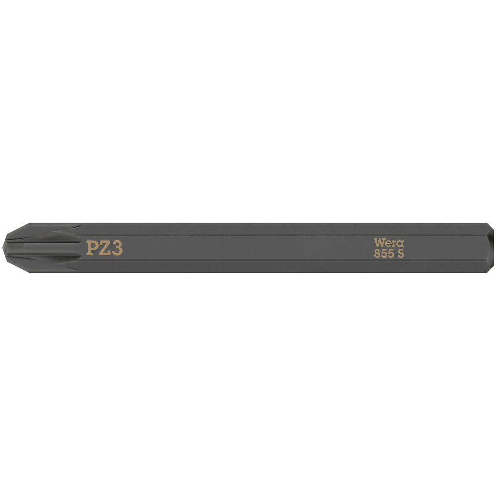 Wera 855 S Pozi Screwdriver Bit For Hand Impact Drivers