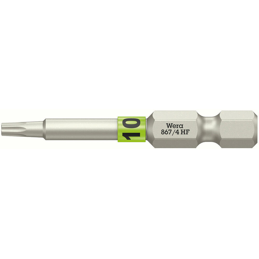 Image of Wera 867/4 HF Torx Screwdriver Bits T10 50mm Pack of 1
