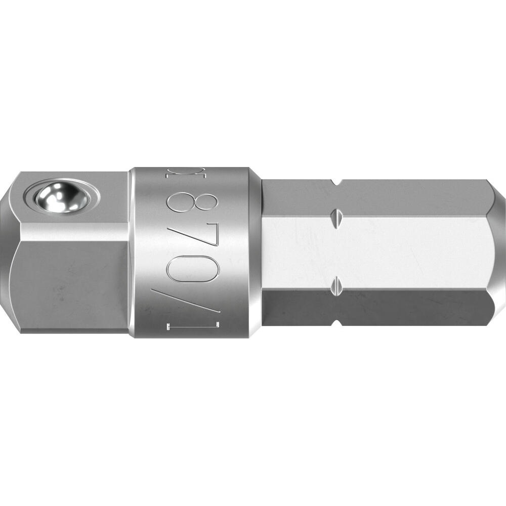 Wera 1/4" Hex Shank Socket Adaptor 25mm 1/4"