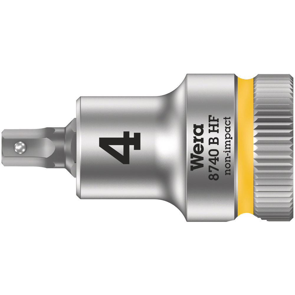 Photos - Bits / Sockets Wera 8740 B HF Zyklop 3/8" Drive Hexagon Socket Bit Metric 3/8" 4mm 