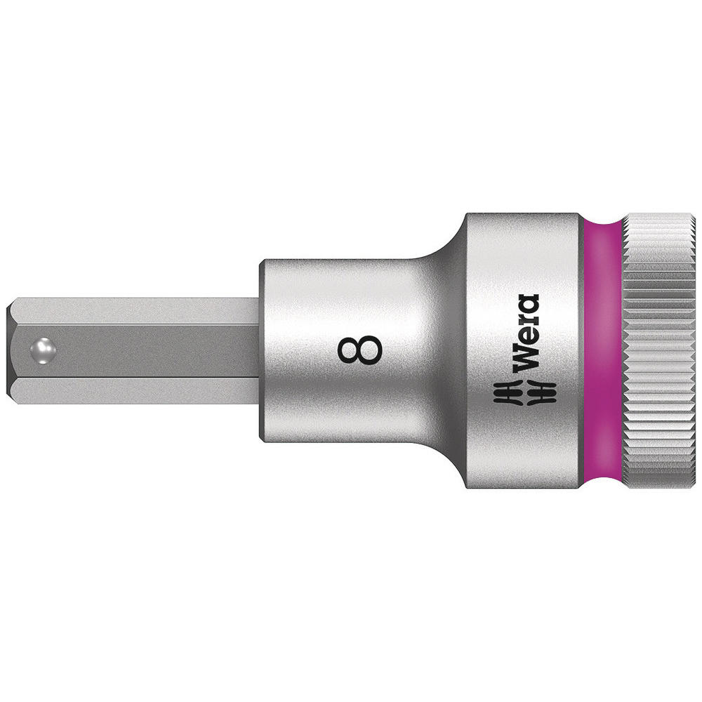 Wera 8740C HF Zyklop 1/2" Drive Hexagon Socket Bit Metric 1/2" 8mm