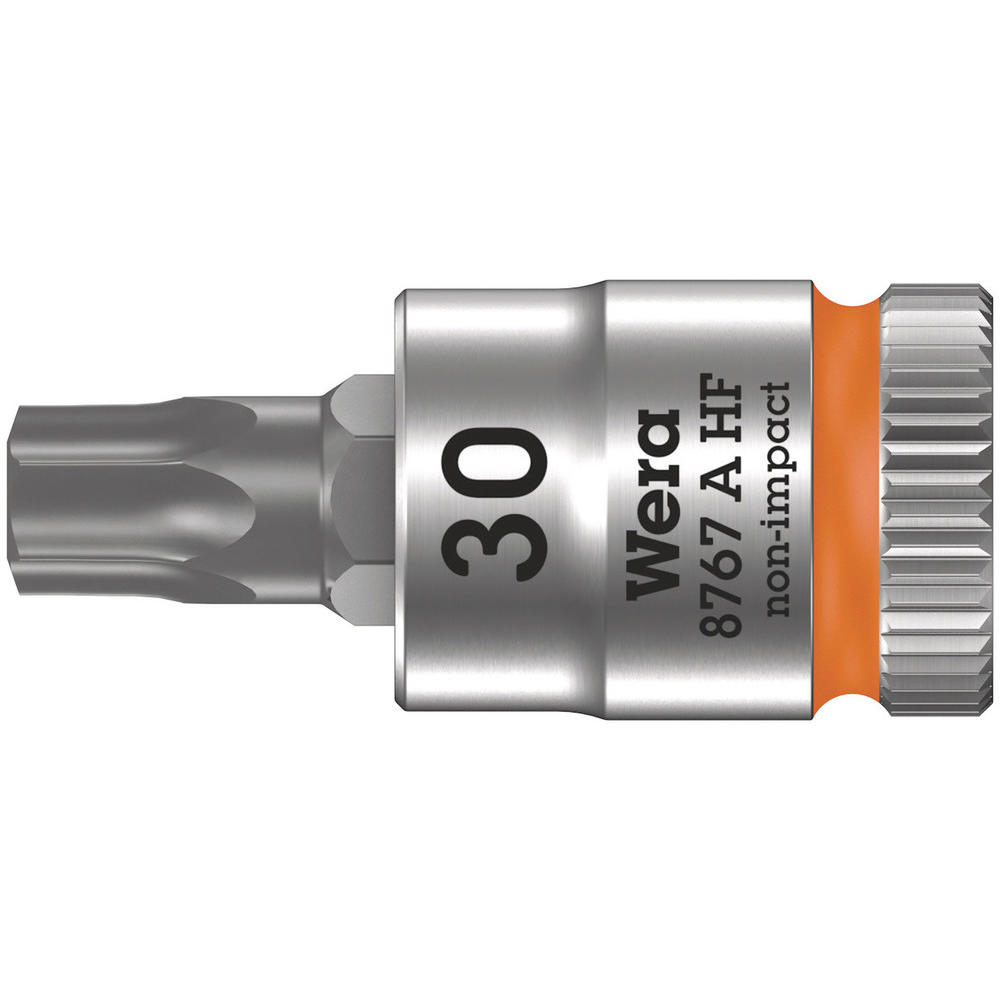 Wera 8767 A HF Zyklop 1/4" Drive Torx Socket Bit 1/4" T30