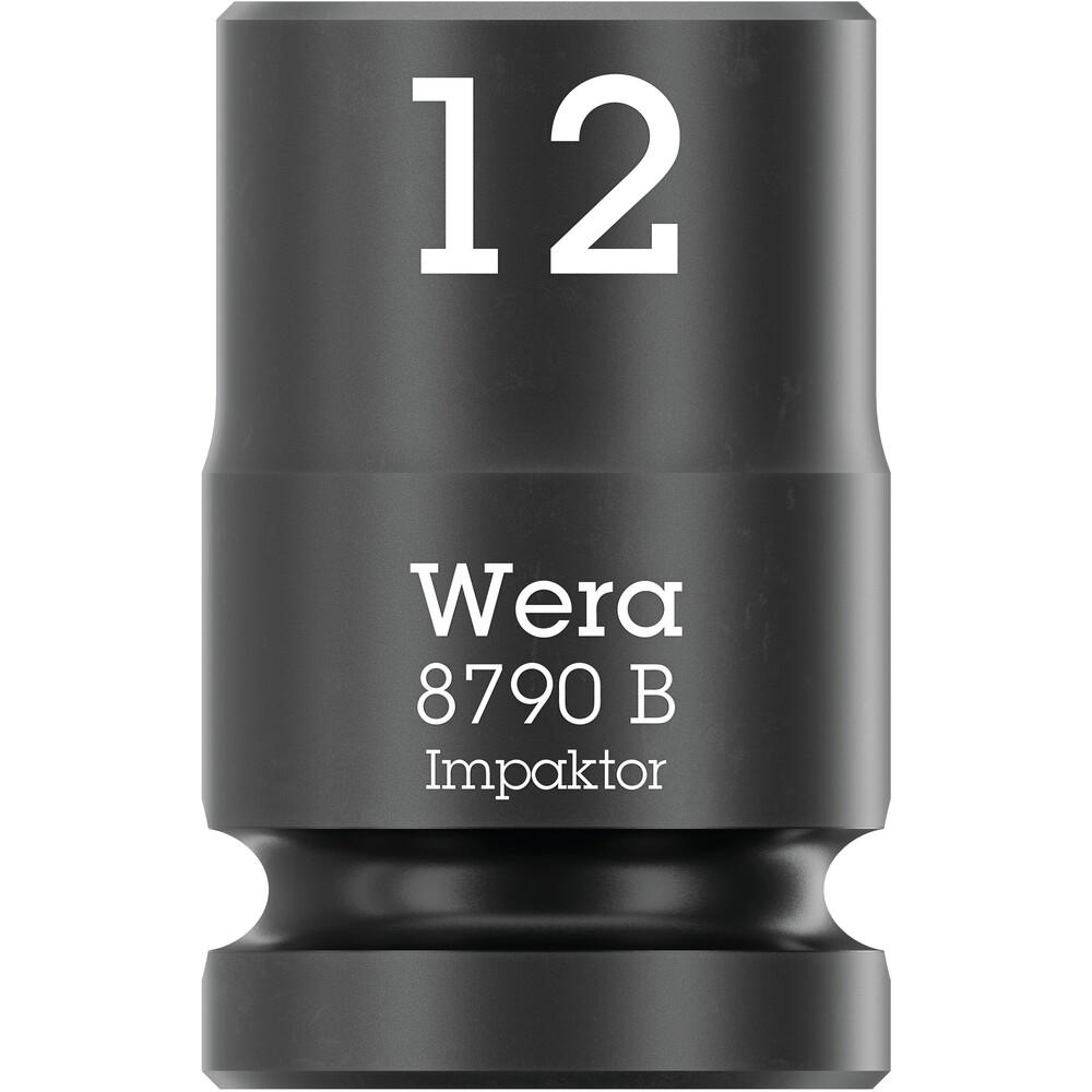 Wera Zyklop B Impaktor 3/8" Drive Hexagon Impact Socket 3/8" 12mm