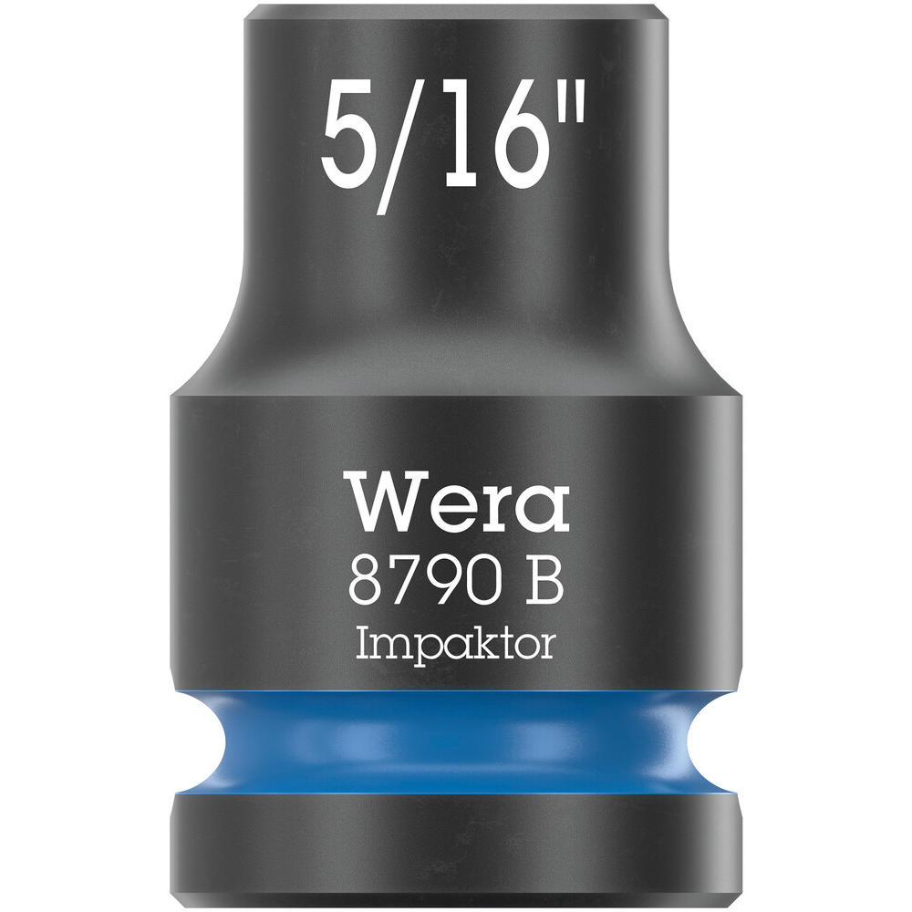 Wera 8790 B Zyklop 3/8" Drive Hexagon Impaktor Socket Imperial 3/8" 5/16