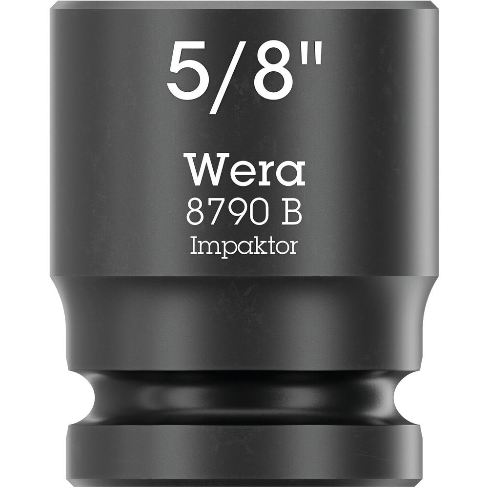 Wera 8790 B Zyklop 3/8" Drive Hexagon Impaktor Socket Imperial 3/8" 5/8