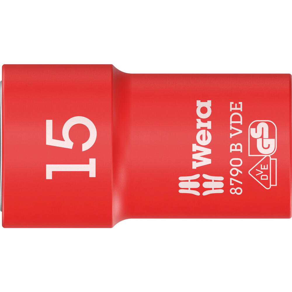 Wera 8790B Zyklop VDE 3/8" Drive Socket 3/8" 15mm