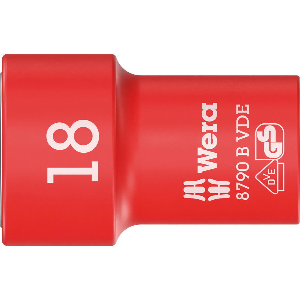 Wera 8790B Zyklop VDE 3/8" Drive Socket 3/8" 18mm