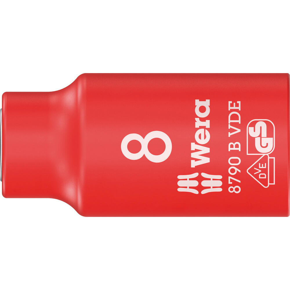 Wera 8790B Zyklop VDE 3/8" Drive Socket 3/8" 8mm