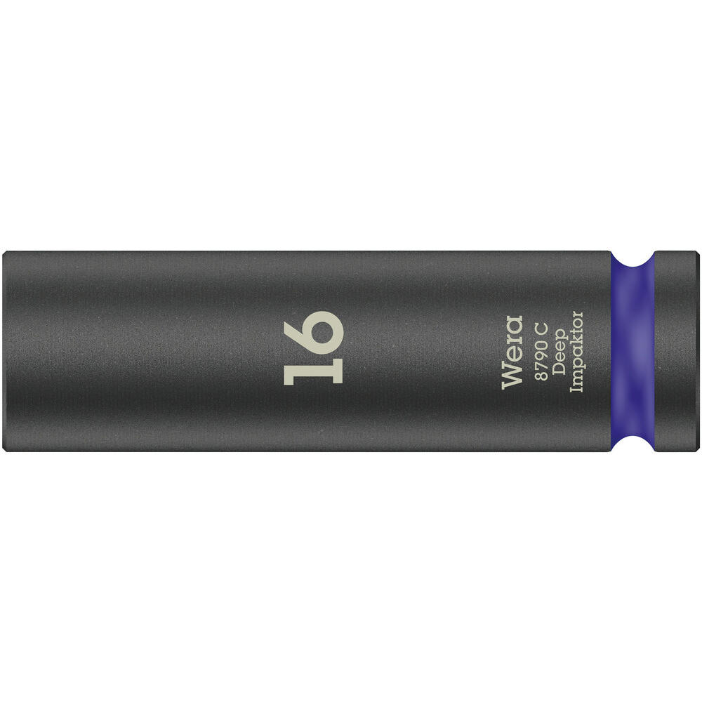 Wera 8790C Impaktor 1/2" Drive Deep Hexagon Impact Socket 1/2" 16mm